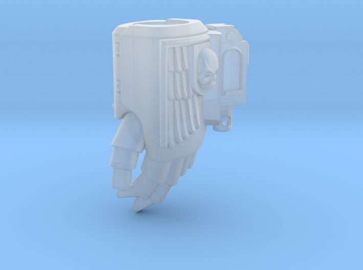 Captain Gravis Armour Power Fist with Wrist-mounted, Belt-fed Bolter for McFarlane Toys Space Marines
