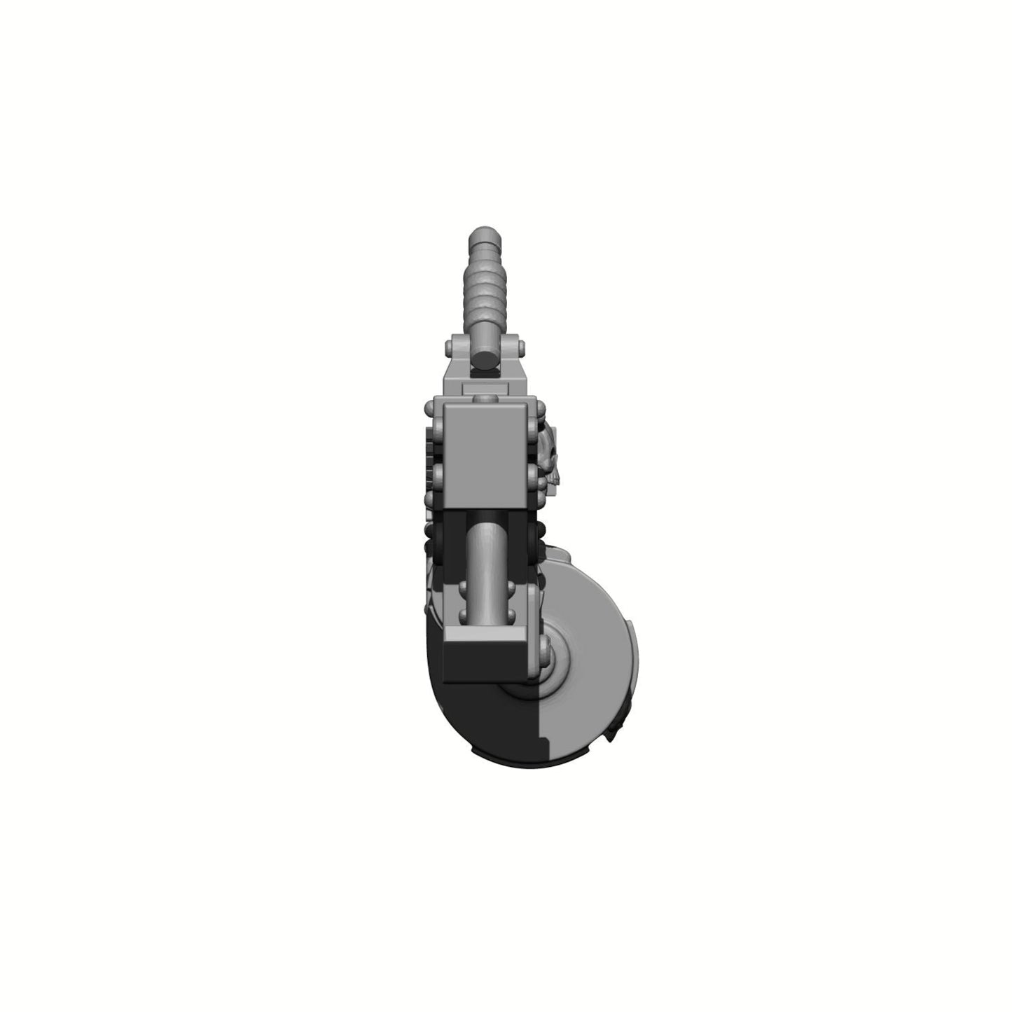 Weapon Heavy Bolter - Executer Pattern with Drum Designed for the 7' McFarlane Space Marine Rear