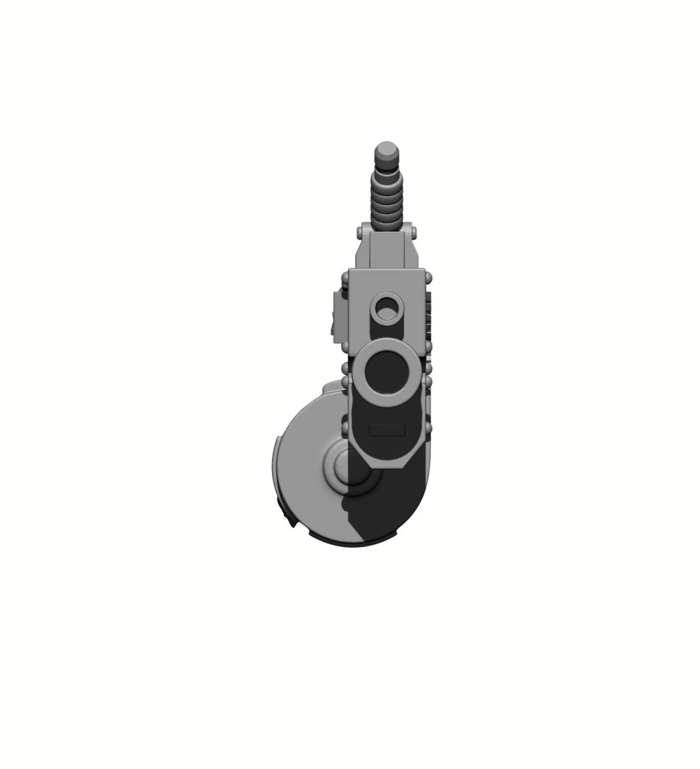 Weapon Heavy Bolter - Executer Pattern with Drum Designed for the 7' McFarlane Space Marine Front