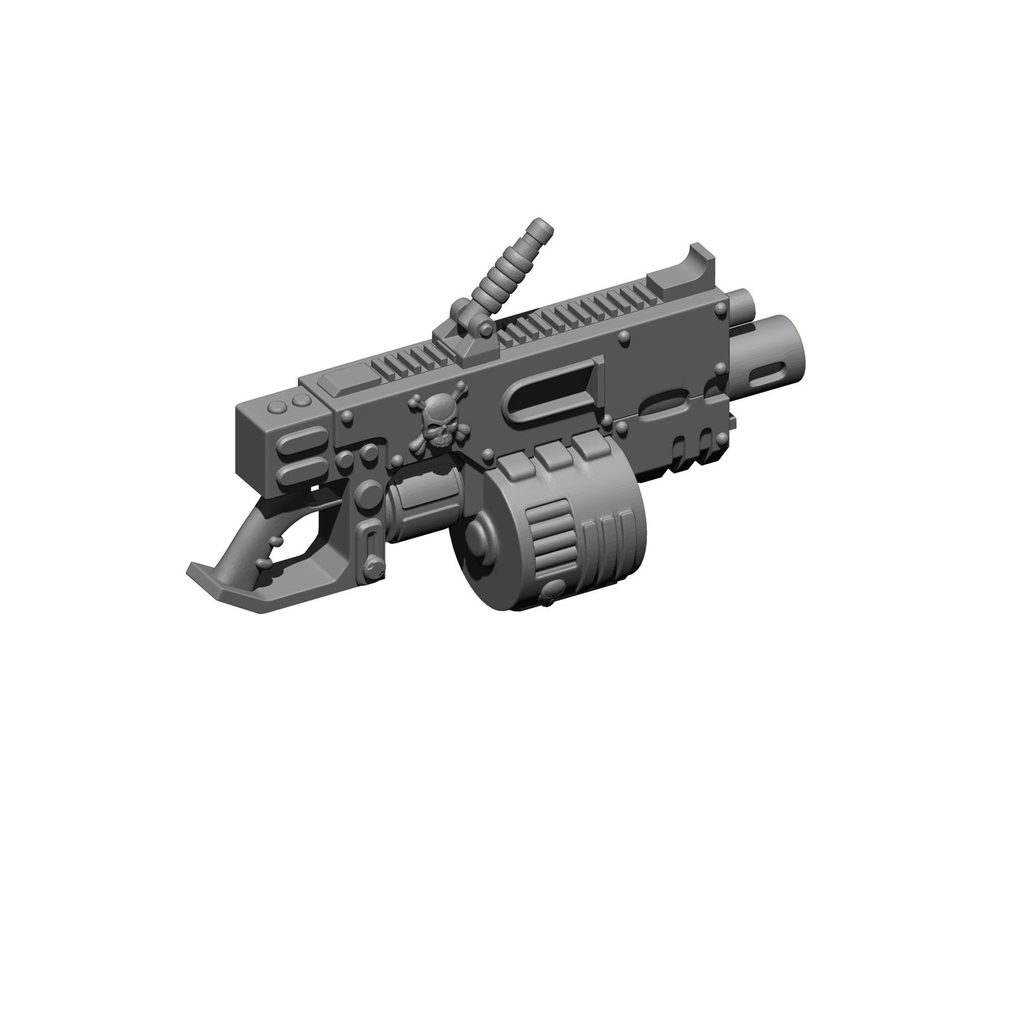 Weapon Heavy Bolter - Executer Pattern with Drum Designed for the 7' McFarlane Space Marine Top Right