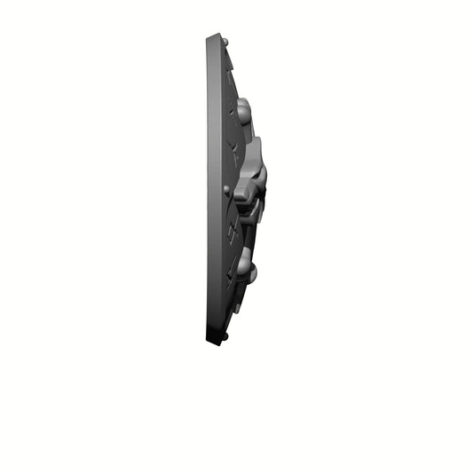 Customize your McFarlane - Warhammer 40K - 7" Figures Wave 7 - Space Wolves Wolf Guard with a Wolf Legions Double Wolf Round Shield with Runes from Fantasy World Games