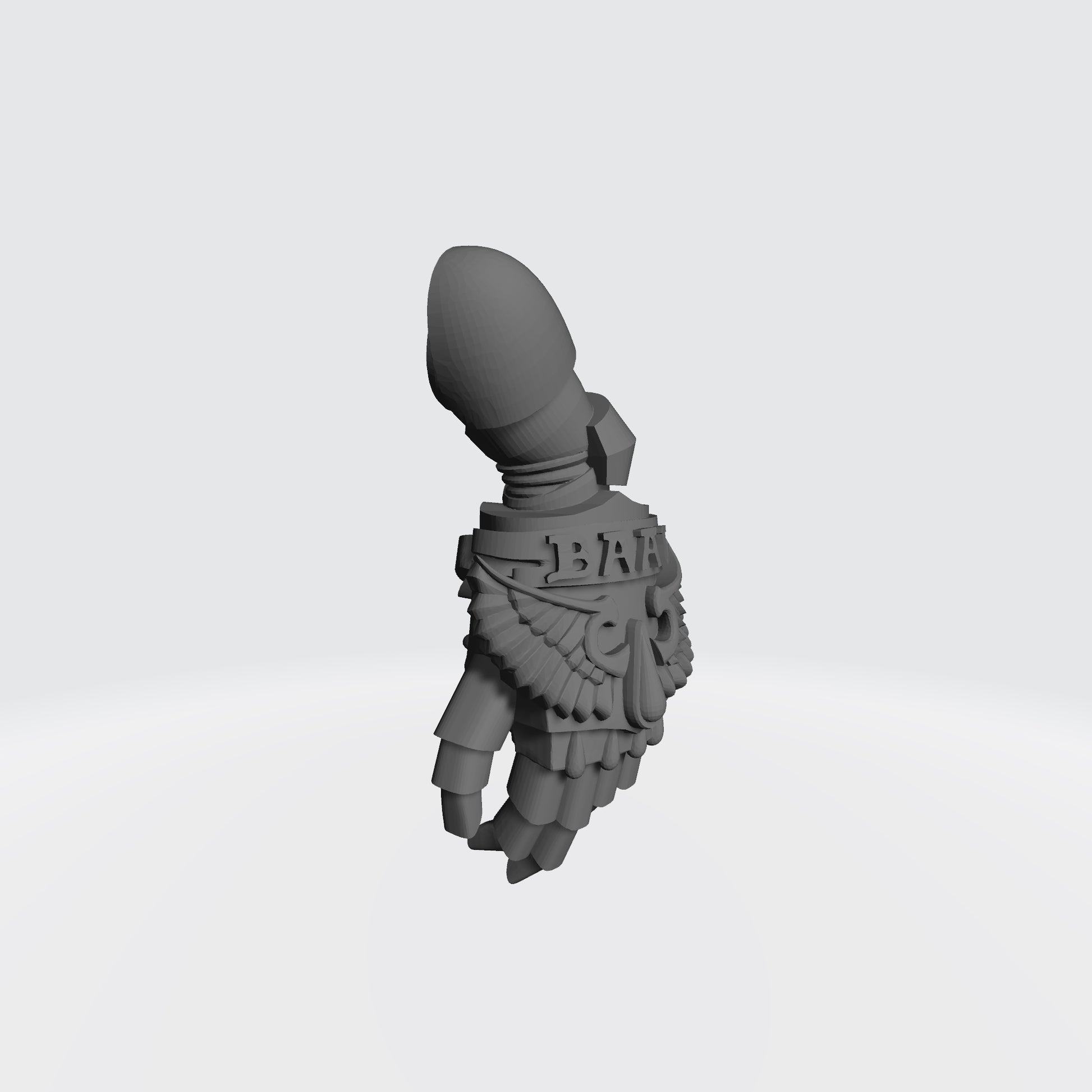 10x Sanguis Legion left-hand energy fists compatible with 28mm-32mm scale miniatures