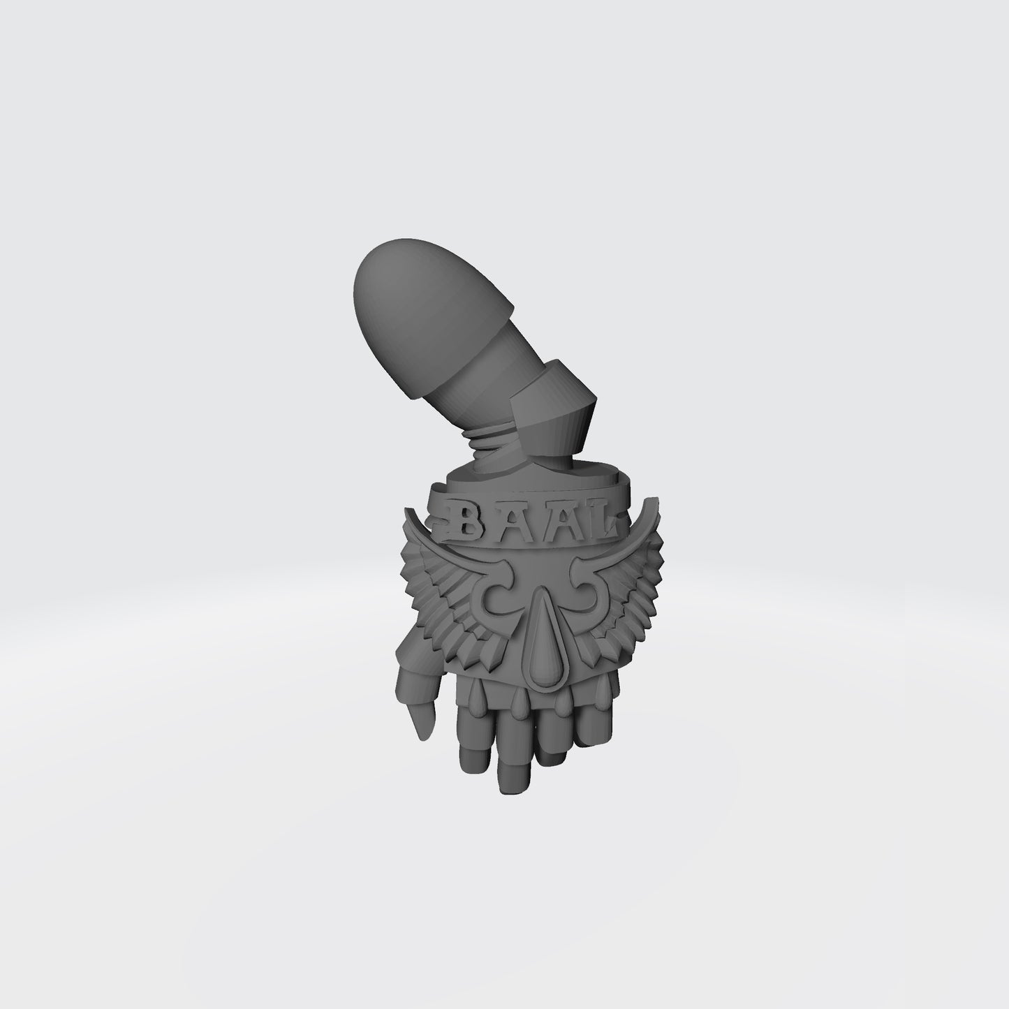 10x Sanguis Legion left-hand energy fists compatible with 28mm-32mm scale miniatures