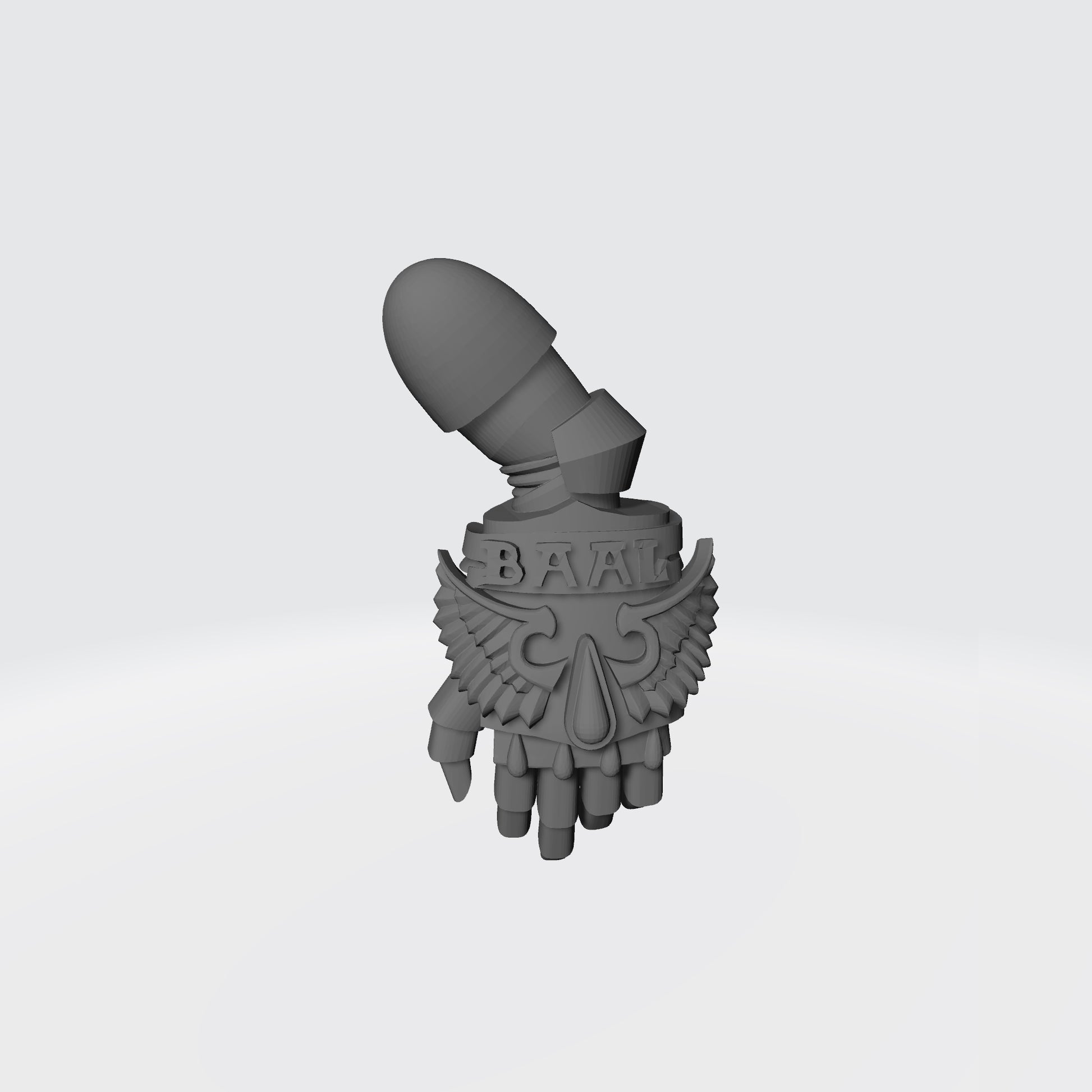 10x Sanguis Legion left-hand energy fists compatible with 28mm-32mm scale miniatures