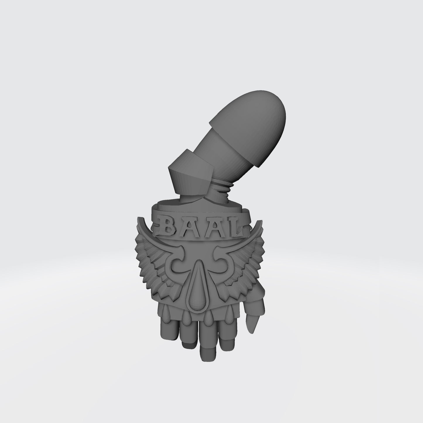 10x Sanguis Legion right-hand energy fists compatible with 28mm-32mm scale miniatures