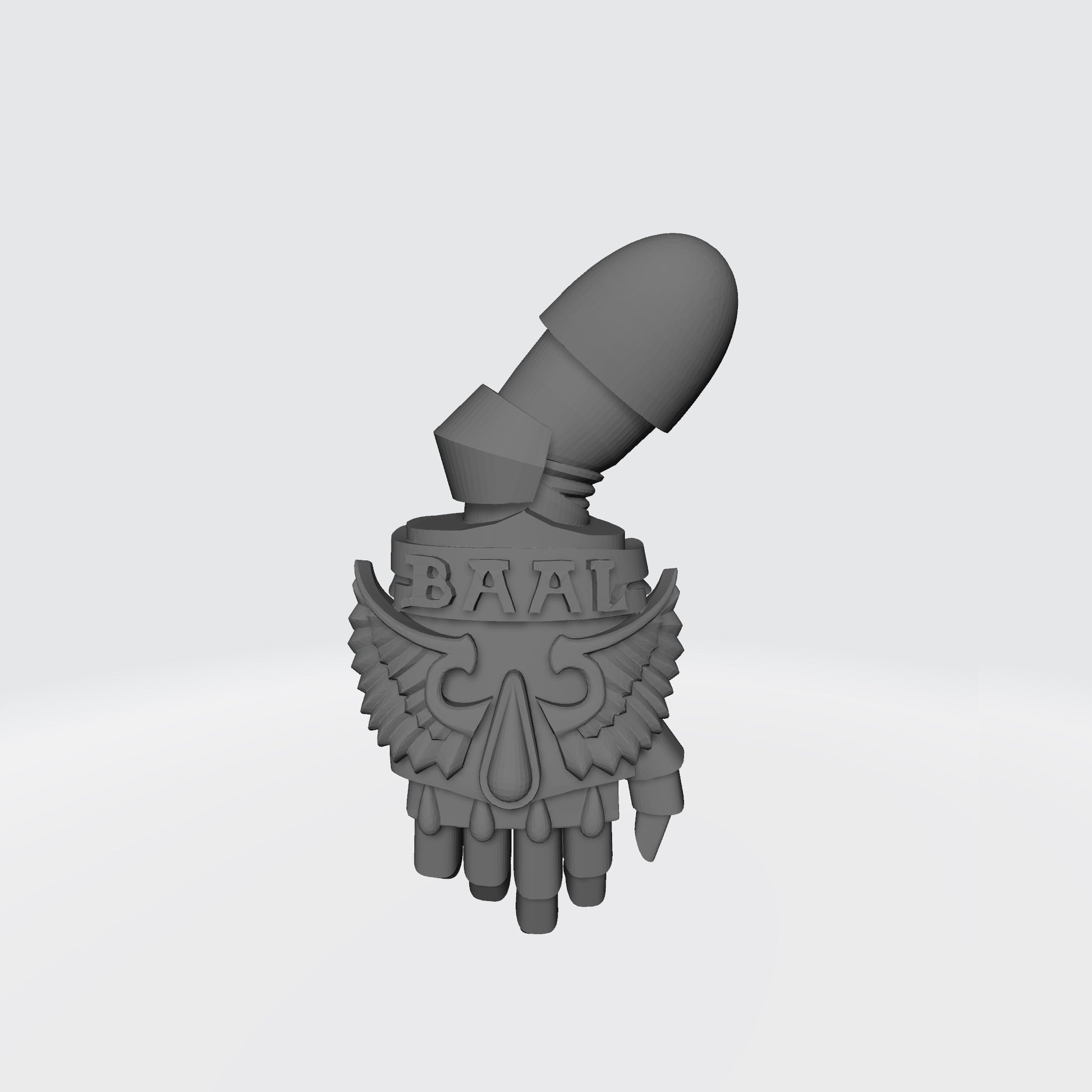 10x Sanguis Legion right-hand energy fists compatible with 28mm-32mm scale miniatures