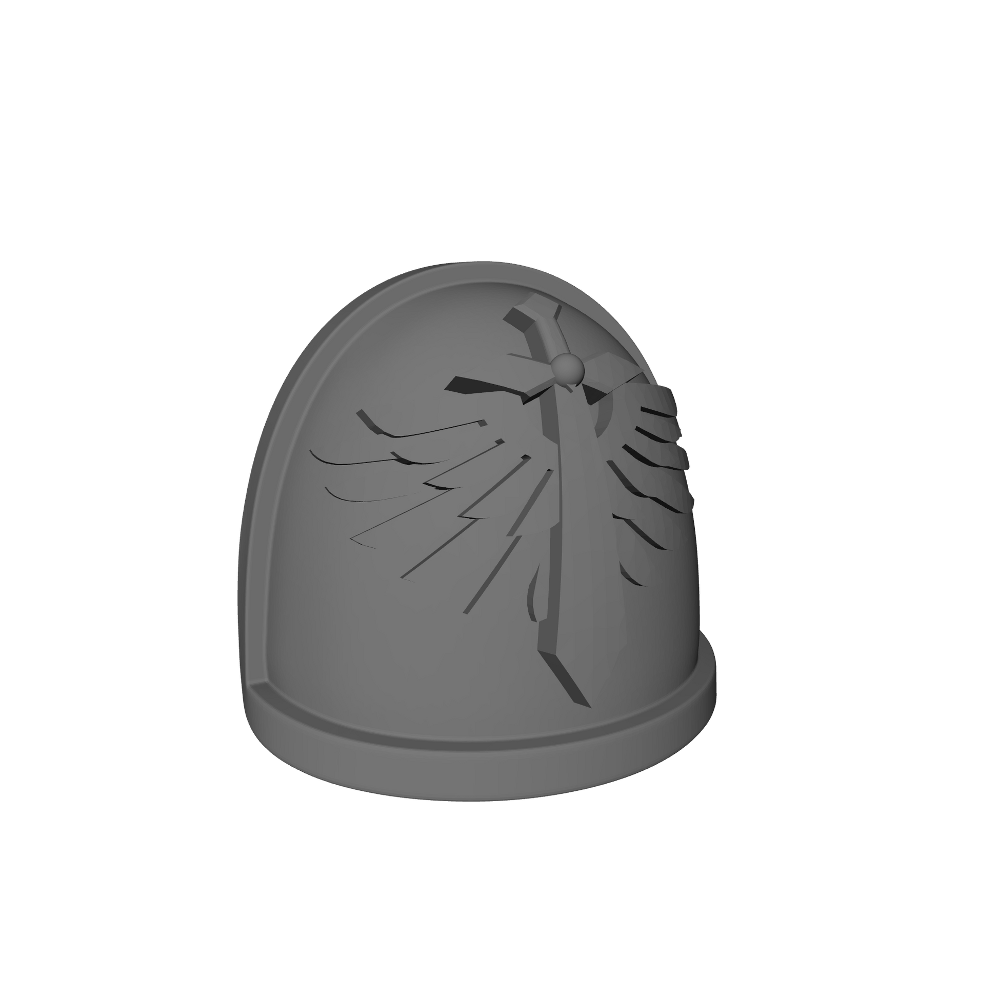 Angels Grimm Legion G4 V1b Shoulder Pad compatible with McFarlane Toys Loyalist Marine Action Figure Pauldrons