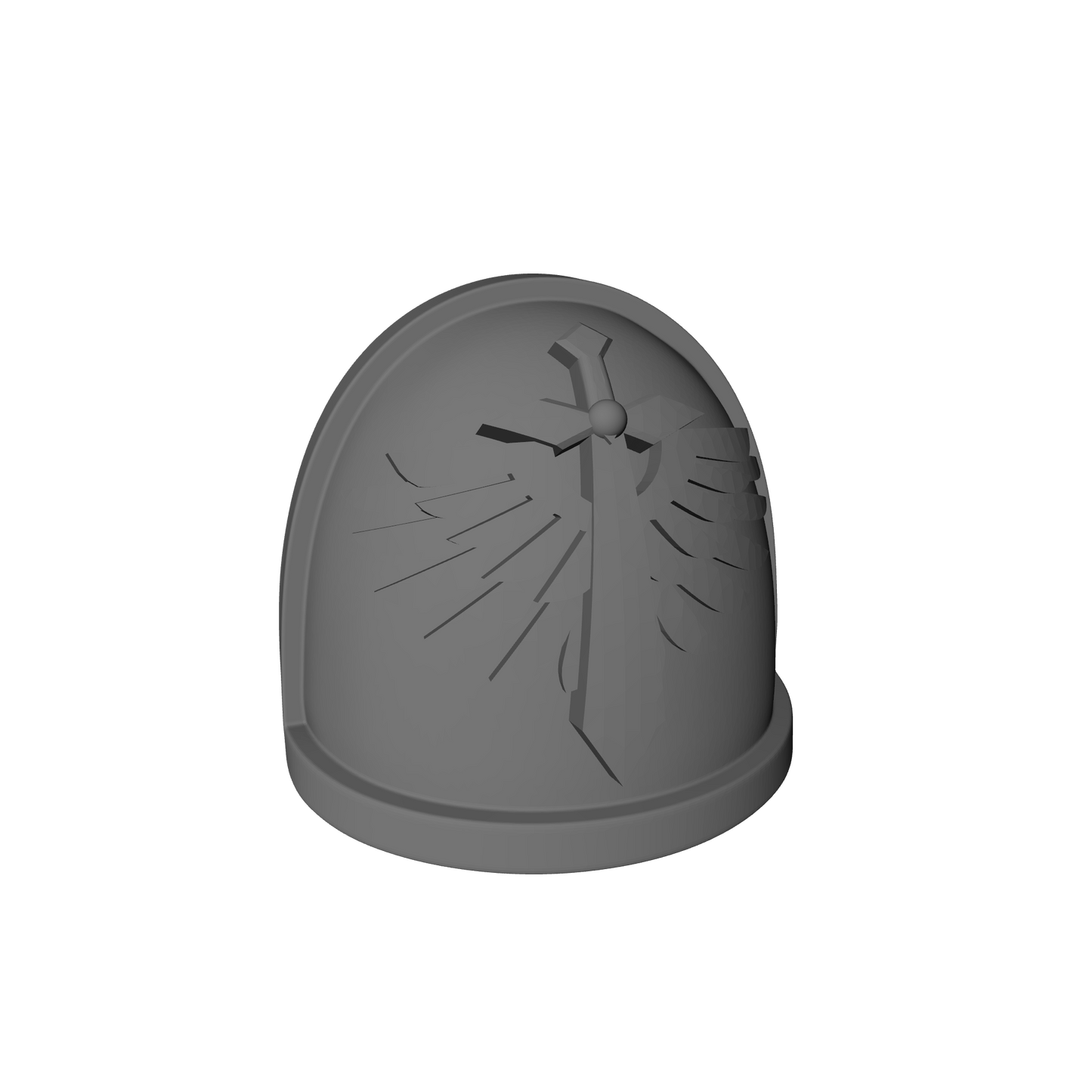 Angels Grimm Legion G4 V1b Shoulder Pad compatible with McFarlane Toys Loyalist Marine Action Figure Pauldrons