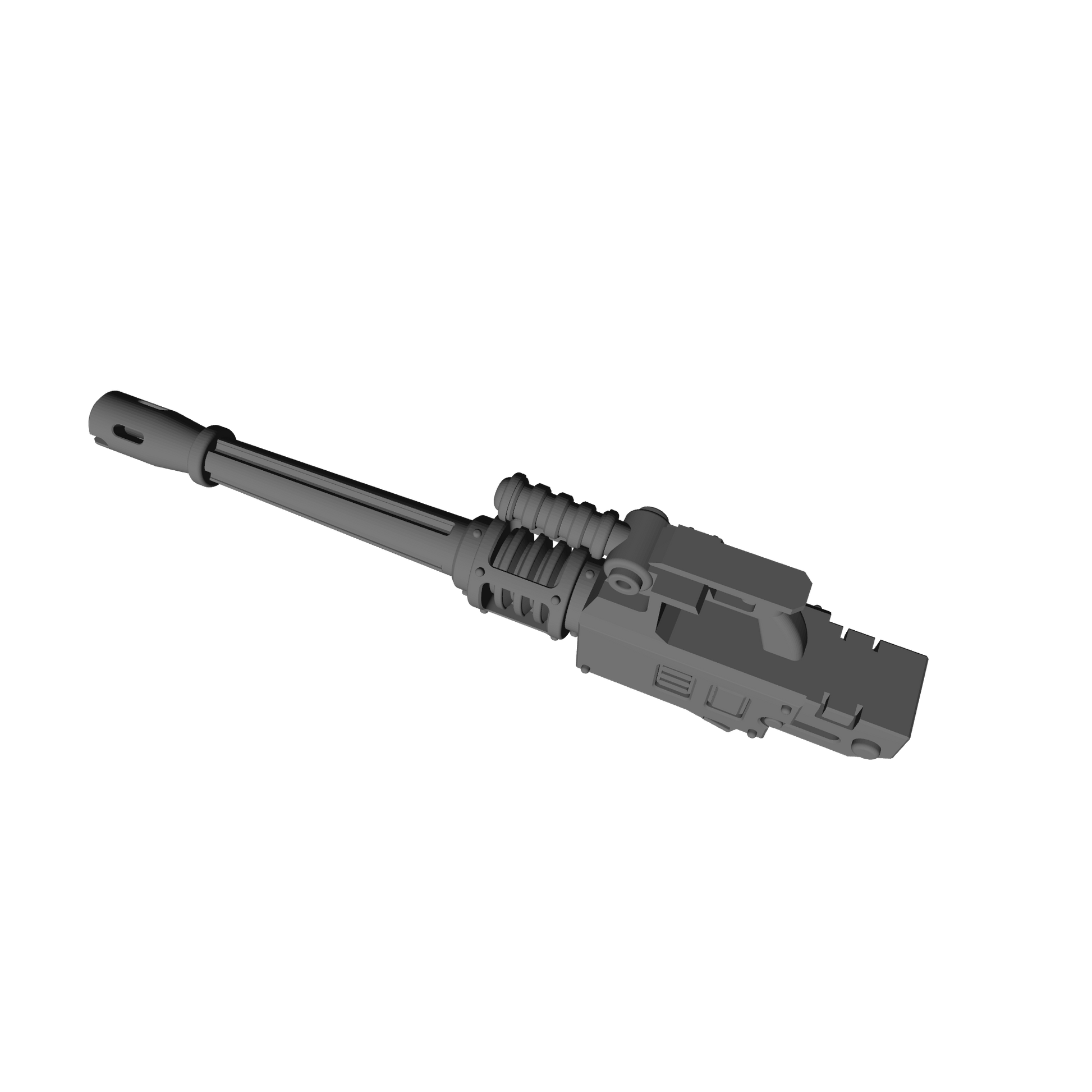 Heavy Autocannon 30K for JoyToy Loyalist Marine Action Figures Custom 1:18th Scale Parts