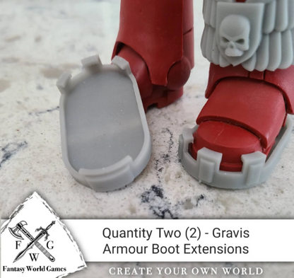 Ultra Legion Gravis Armor Captain in Mark X Power Armor Kit for McFarlane Toys Space Marine Action Figures