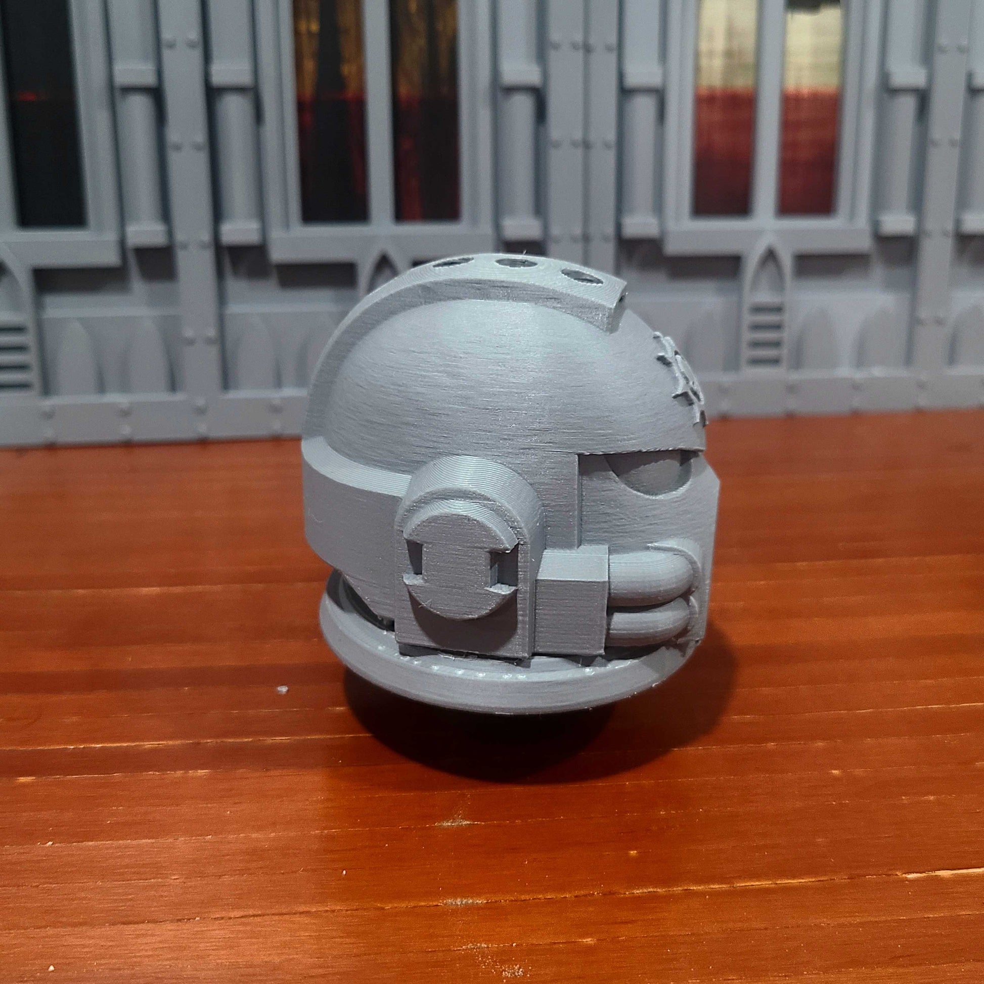 Sons of Medusa Battle Brother MK VII Helmet with Two Hoses Paint Bush Holder with Four Holes
