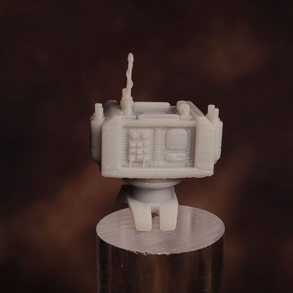3D Printed Backpack Comms Sensor Array Compatible with McFarlane Toys 1:12th Scale Action Figures view from the back