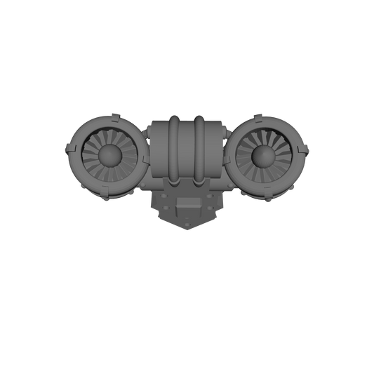 Backpack Type 3 Jump Pack compatible with McFarlane Toys 7-inch 1:12 scale armored action figures custom resin replacement