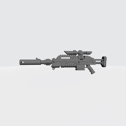 Blackbird Type 3 Precision Rifle compatible with McFarlane Toys 1:12 scale armored action figures custom resin weapon accessory