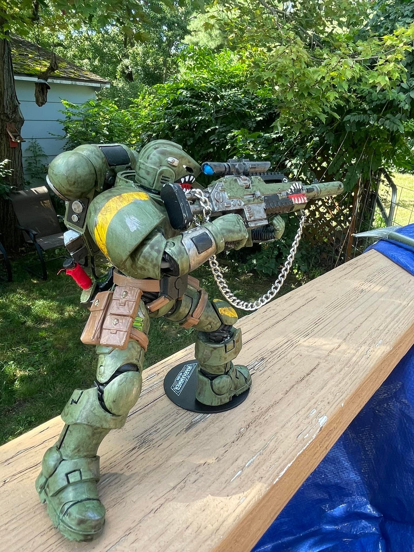 Blackbird Type 3 Precision Rifle compatible with McFarlane Toys 1:12 scale armored action figures custom resin weapon accessory