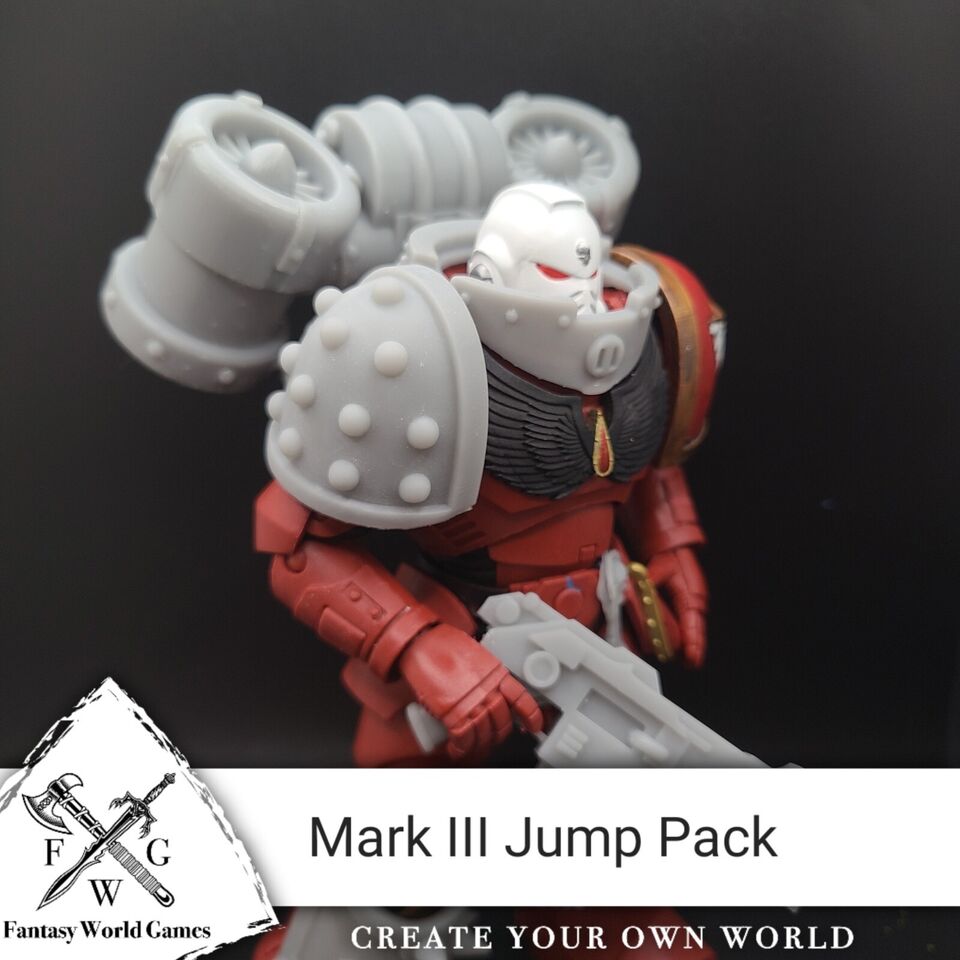 Mark III Jump Pack Compatible with McFarlane Toys 1:12th Scale Action Figures