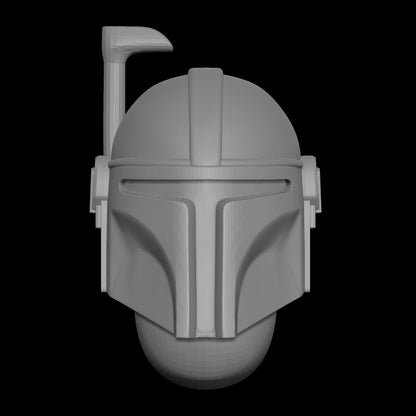 Mandalorian Helmets with Rangefinder for 28mm Scale Sci-fi Battle Brother Marines Miniatures