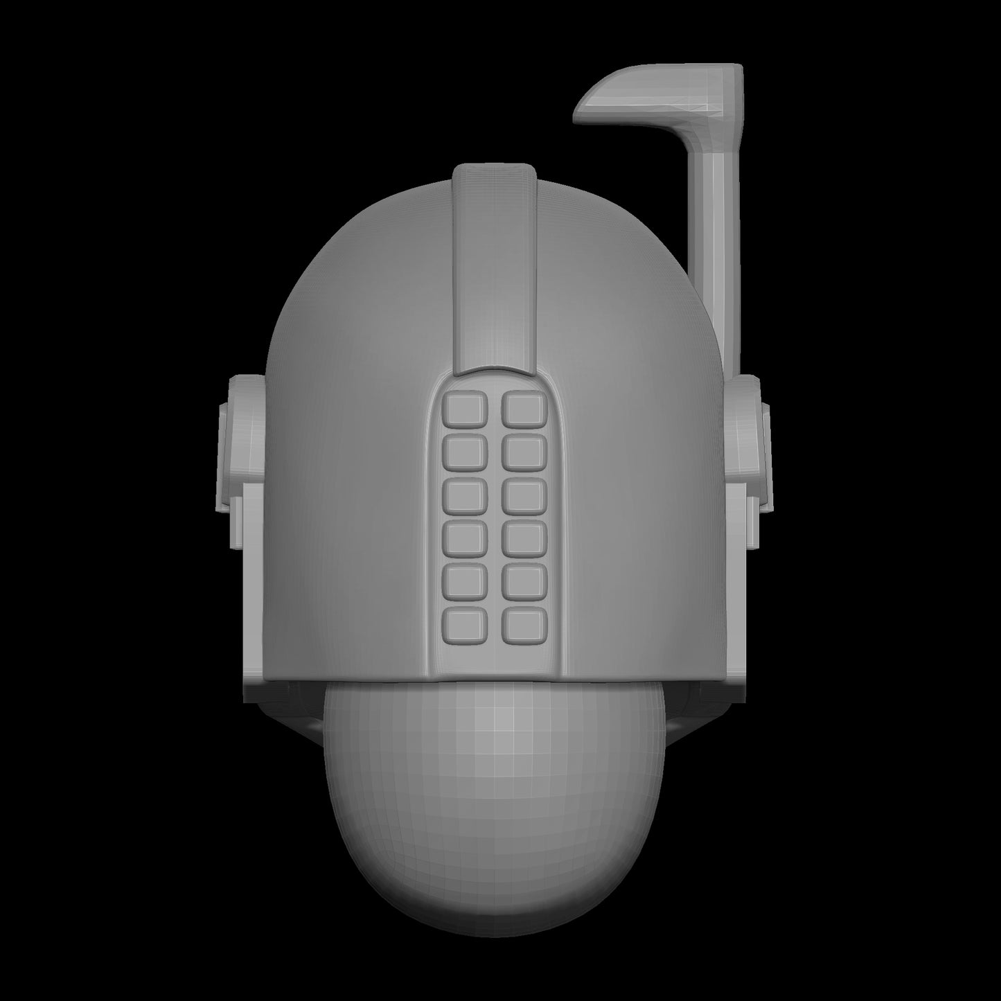 Mandalorian Helmets with Rangefinder for 28mm Scale Sci-fi Battle Brother Marines Miniatures