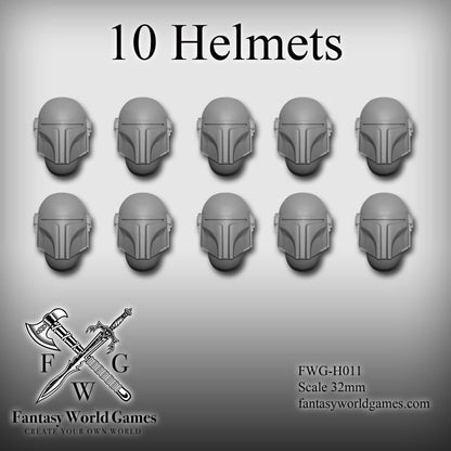 Boba Fett Helmets for 28mm Scale Sci-fi Battle Brother Marines Miniatures