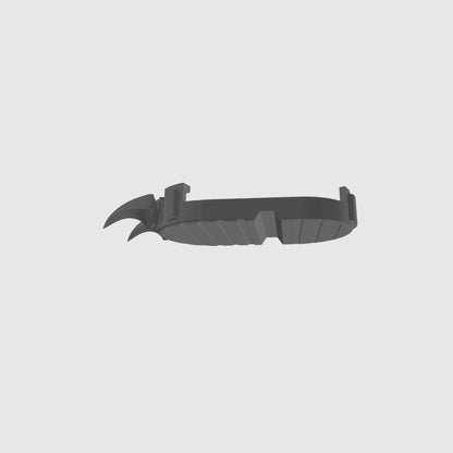 Chaos Warp Talon Two Claw Mag Boot Extension for McFarlane Toys Space Marine Action Figures