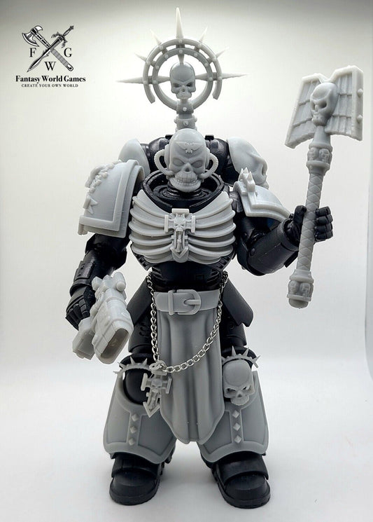 Unleash the Power of the Emperor with Our Custom Chaplain Action Figure Accesories