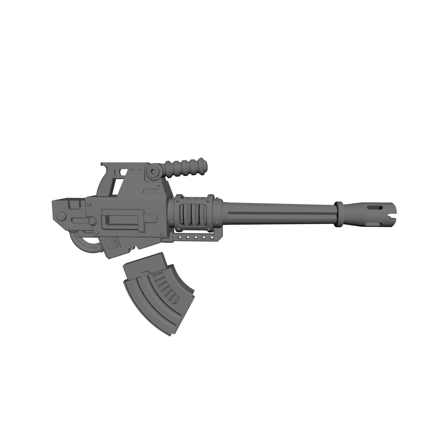 Heavy Autocannon 30K for JoyToy Loyalist Marine Action Figures Custom 1:18th Scale Parts