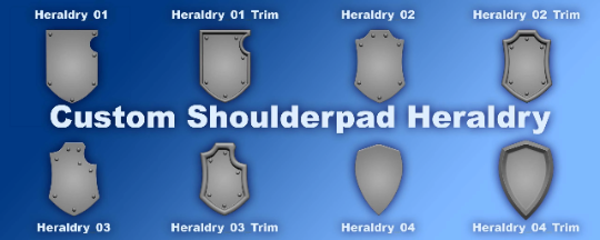 Custom Shoulder Pad Heraldry for Space Marines