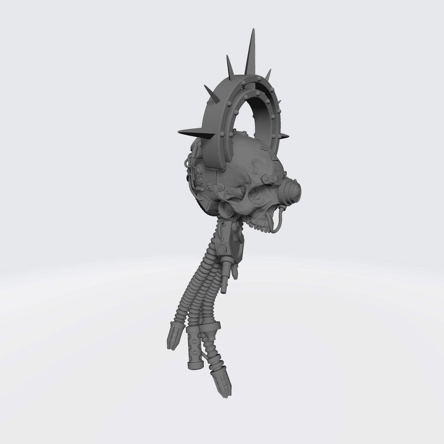 Cybernetic Data-Skull with Scanner Halo and Shadow Seal compatible with McFarlane Toys and G.I. Joe Classified 1:12 scale action figures