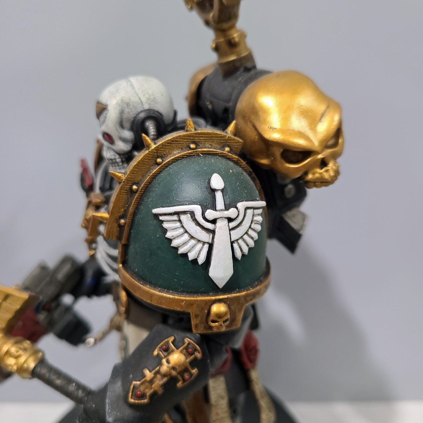 Dark Angels McFarlane Toys Space Marine Chaplain Left Shoulder Pad