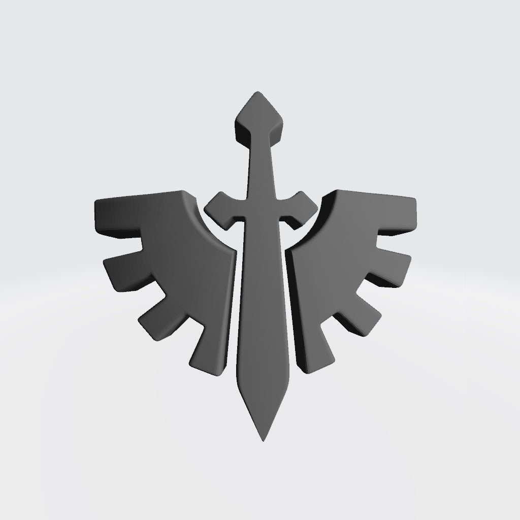 Dark Angels Shoulder Pad Decal Compatible with McFarlane Toys Space Marines