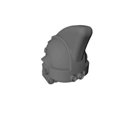 Carcharodons Chapter Helmet MKX A for McFarlane Toys Loyalist Marine Action Figures