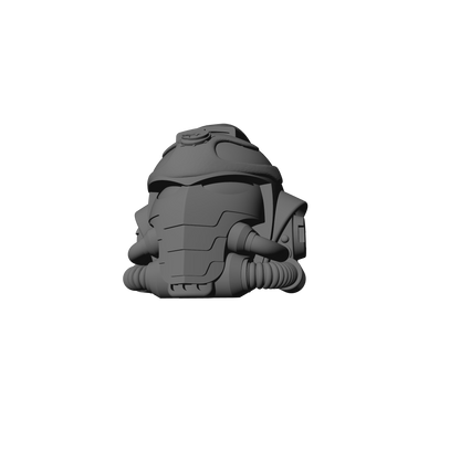 Carcharodons Chapter Helmet MKX A for McFarlane Toys Loyalist Marine Action Figures