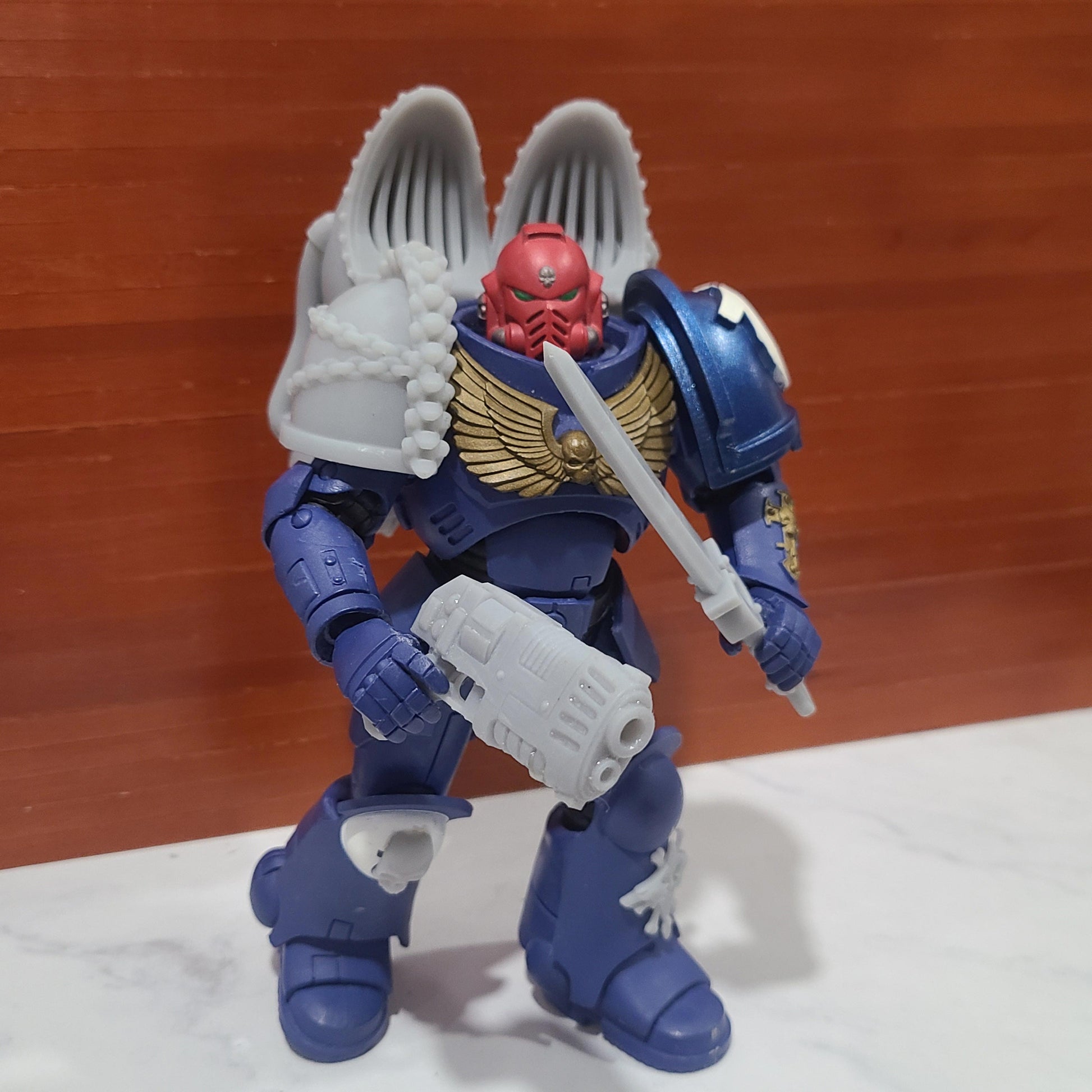 McFarlane Toys Space Marine Raptor Jetpack w Ultramarine by Fantasy World Games