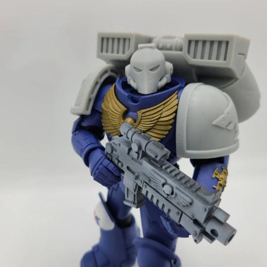 McFarlane Toys Space Marine Mark VII Jump Pack for 1:12th Scale Action Figures