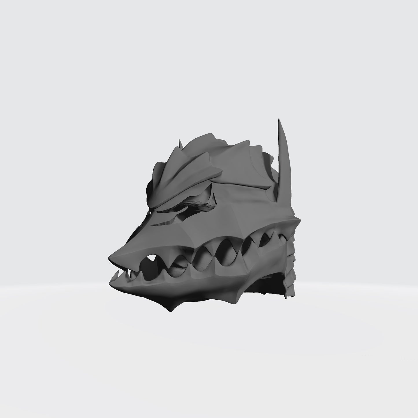 Berserk Guts Dragon Helmet compatible with McFarlane Toys Space Marines by Fantasy World Games