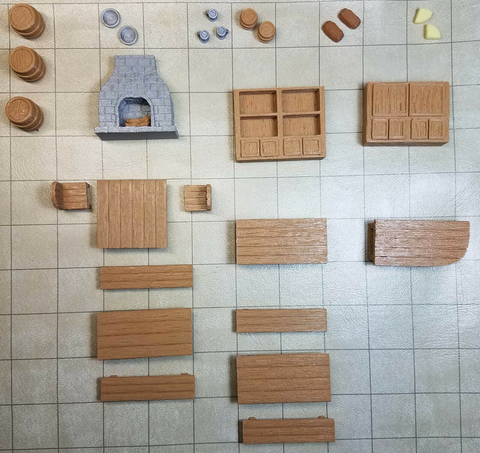 Custom 3d Printed Deluxe Tavern Set for 28mm Gaming this Terrain doesn't need painting required. Designed for Tabletop Dungeon and Dragons Gaming