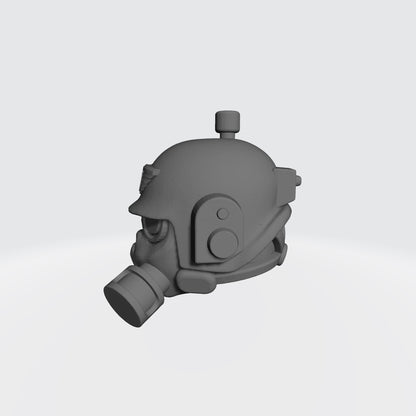 Cadian Shock Troop Helmet Swap with Gas Mask 31 for G.I.Joe Classified Action Figures