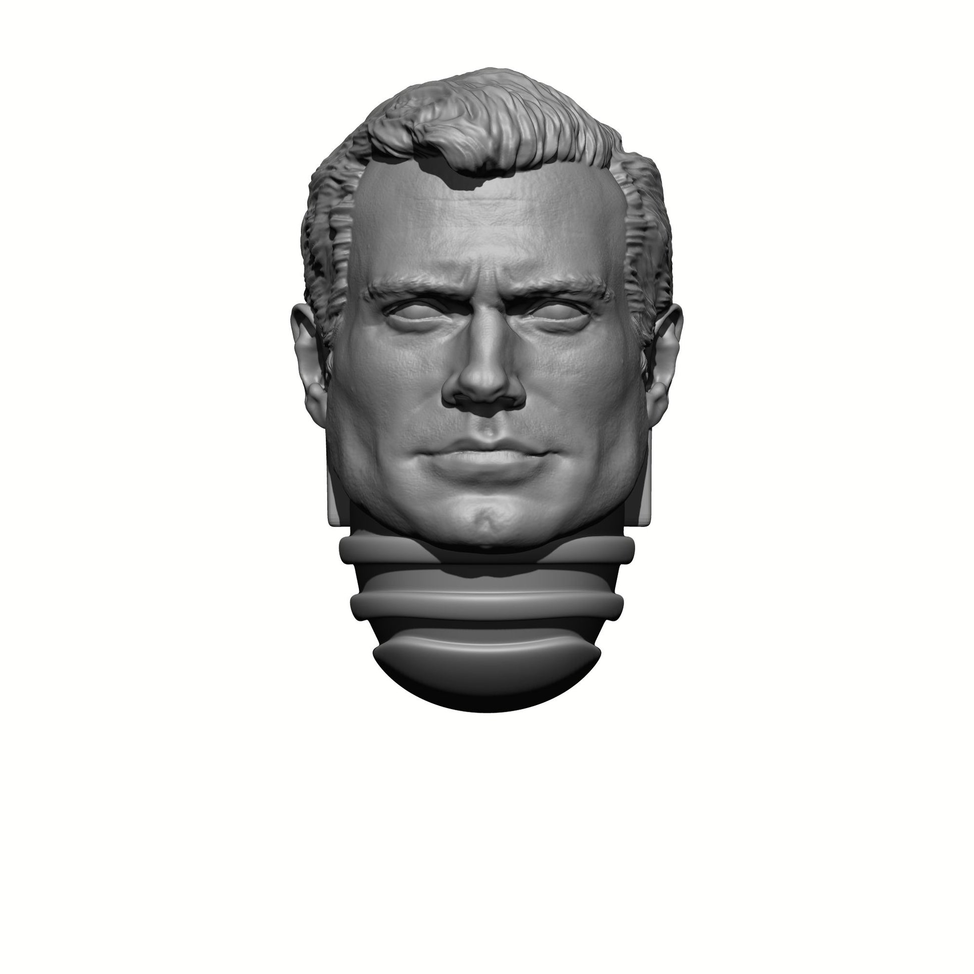 Custom Henry Cavill Space Marine Head for 28mm Scale Loyalist Marine Miniatures Proxy Battle Brother