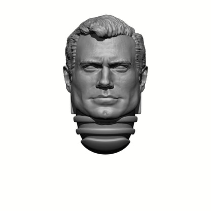 Custom Henry Cavill Space Marine Head for 28mm Scale Loyalist Marine Miniatures Proxy Battle Brother