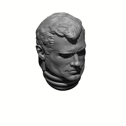 Custom Henry Cavill Space Marine Head for 28mm Scale Loyalist Marine Miniatures Proxy Battle Brother