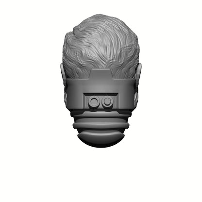 Custom Henry Cavill Space Marine w Beard Battle Brother Head Sculpt for 28mm Scale Loyalist Marine Miniatures Baylan Skoll Proxy