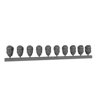 Custom Henry Cavill Space Marine w Beard Battle Brother Head Sculpt for 28mm Scale Loyalist Marine Miniatures Baylan Skoll Proxy