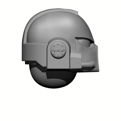 Retributors Chapter MKVI Helmet for 28mm Scale Marines Miniatures