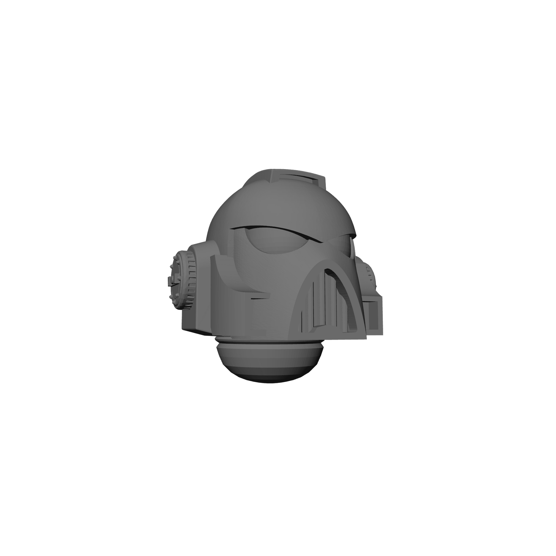 Space Marine MKVII Helmet for 28mm Scale Loyalist Marine Miniatures Proxy
