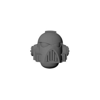 Space Marine MKVII Helmet for 28mm Scale Loyalist Marine Miniatures Proxy