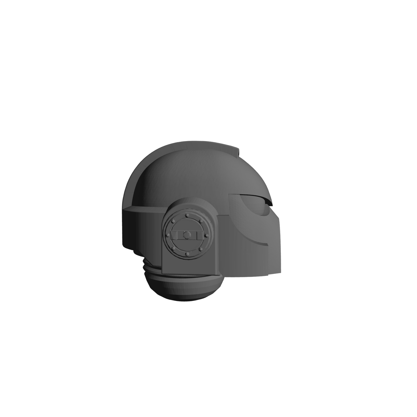 Space Marine MKVII Helmet for 28mm Scale Loyalist Marine Miniatures Proxy