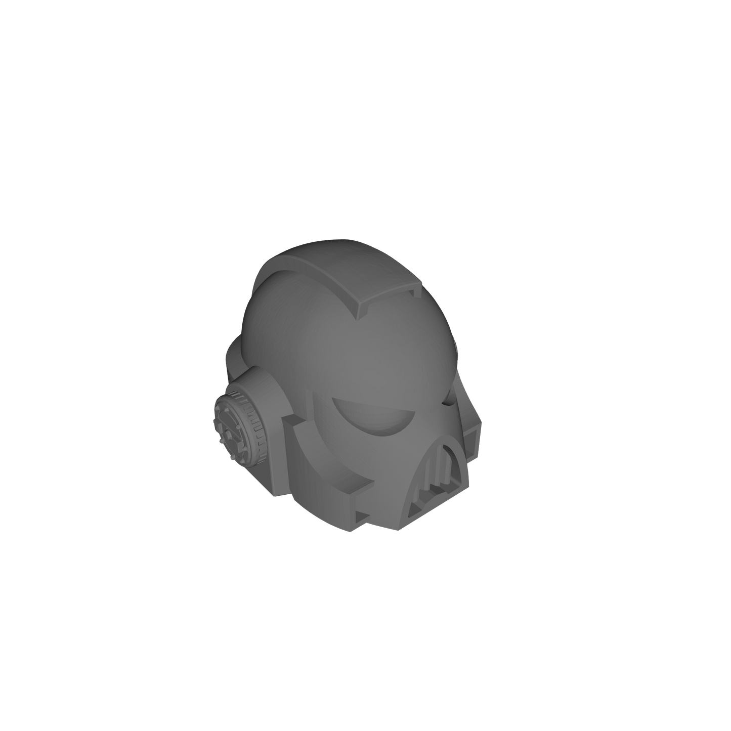 Space Marine MKVII Helmet for 28mm Scale Loyalist Marine Miniatures Proxy