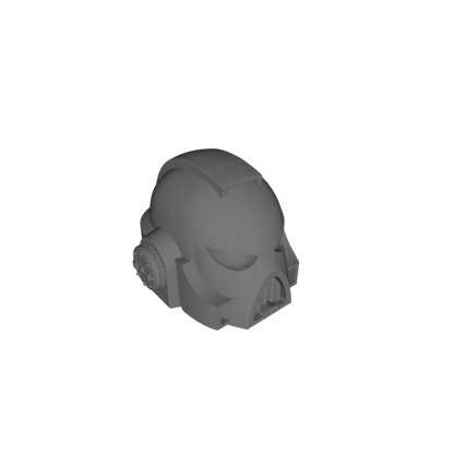 Space Marine MKVII Helmet for 28mm Scale Loyalist Marine Miniatures Proxy