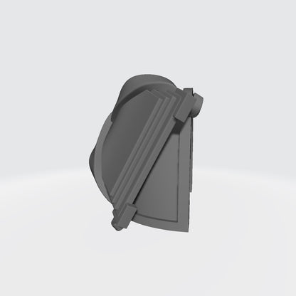 MKIV Shoulder Pad with Large Book Qty: 10 for 28mm Scale Marines Miniatures