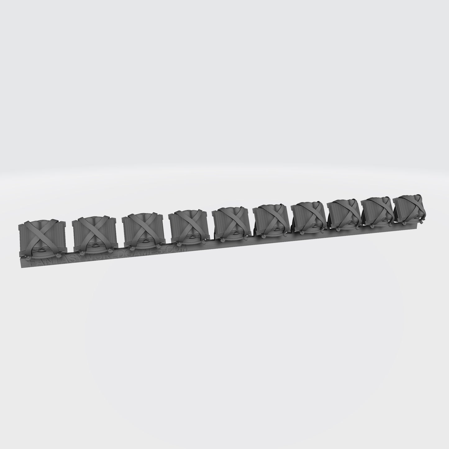 MKIV Shoulder Pad with Large Book Qty: 10 for 28mm Scale Marines Miniatures